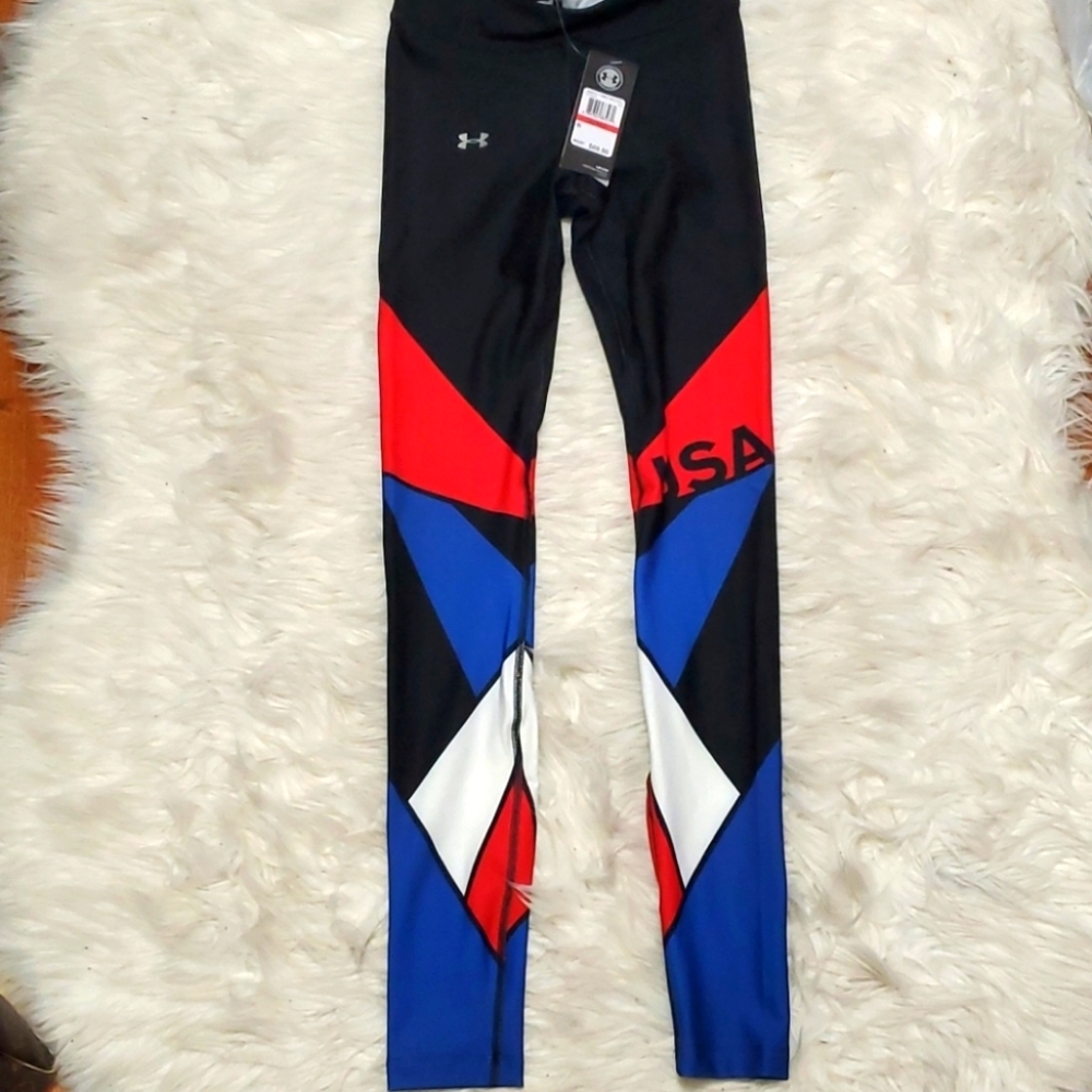 NWT: 🇺🇲UNDER ARMOUR USA 🇺🇸 ACTIVEWEAR LEGGING